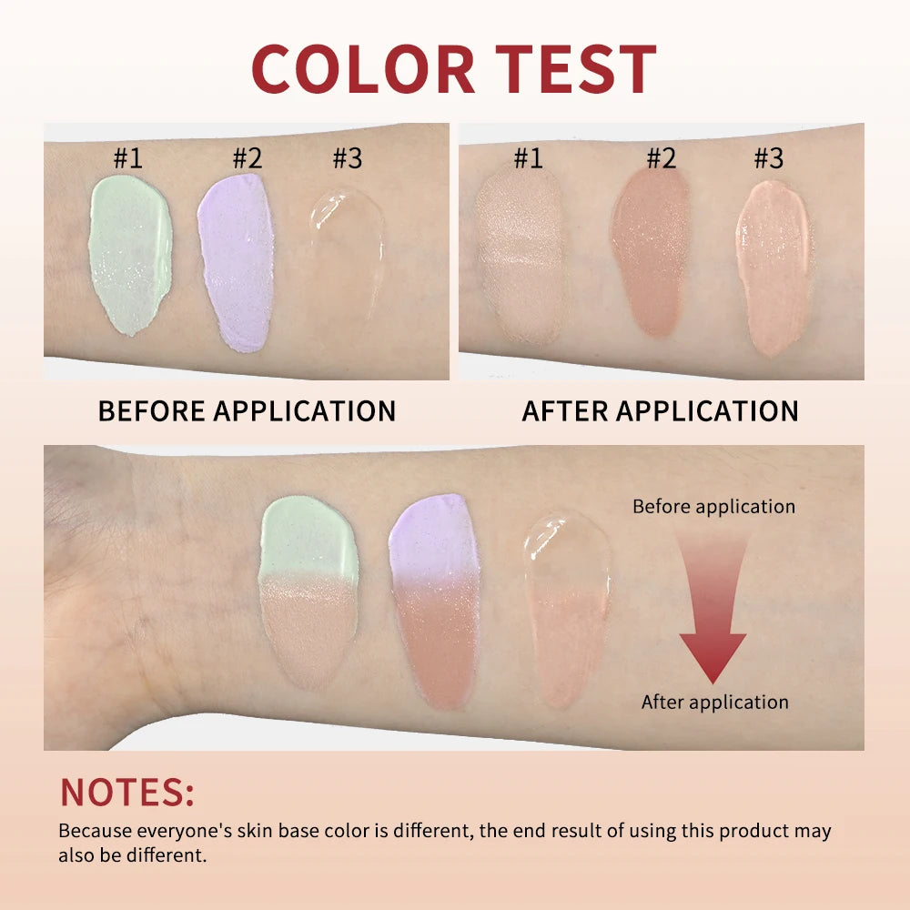 3Colors CC Cream Liquid-Based Full Coverage Cream Waterproof Long-Lasting Correct Redness Foundation erborian Korean Cosmetics - AliExpress 66