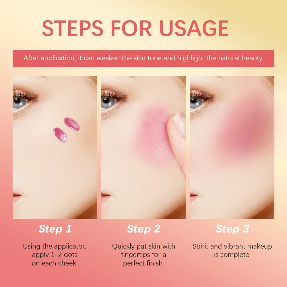 7.5ml Matte Liquid Blush Velvet Blusher Orange Peach Face Pigment Lasting Beauty Natural Cheek Tint Cream Waterproof Blush - AliExpress 66