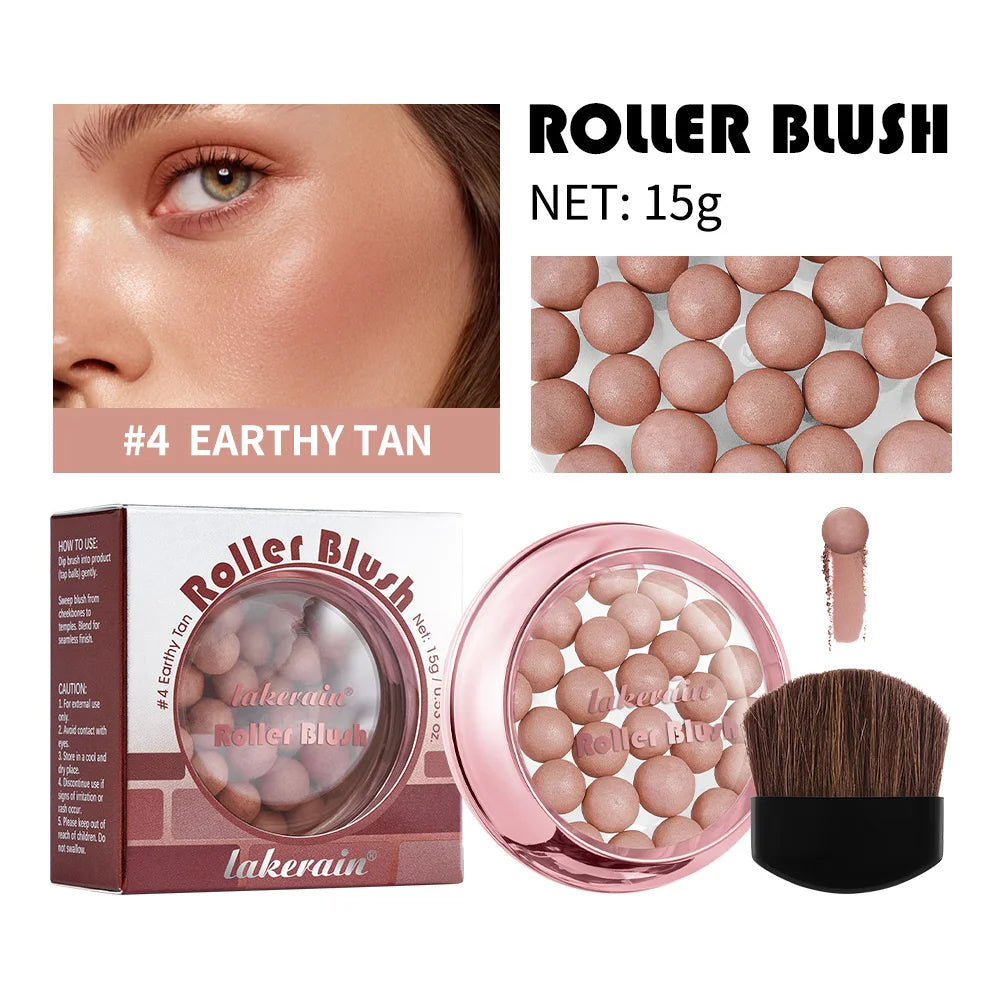 lakerain Spherical Blush Roll-on Natural Shimmer 6 Colors
