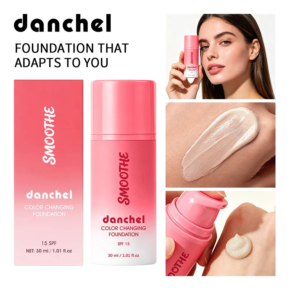 Color Changing Foundation Deep Moisturizing SPF15 Sun Protection Medium Coverage Smart Match Skin Color Natural Look Foundation - AliExpress 66