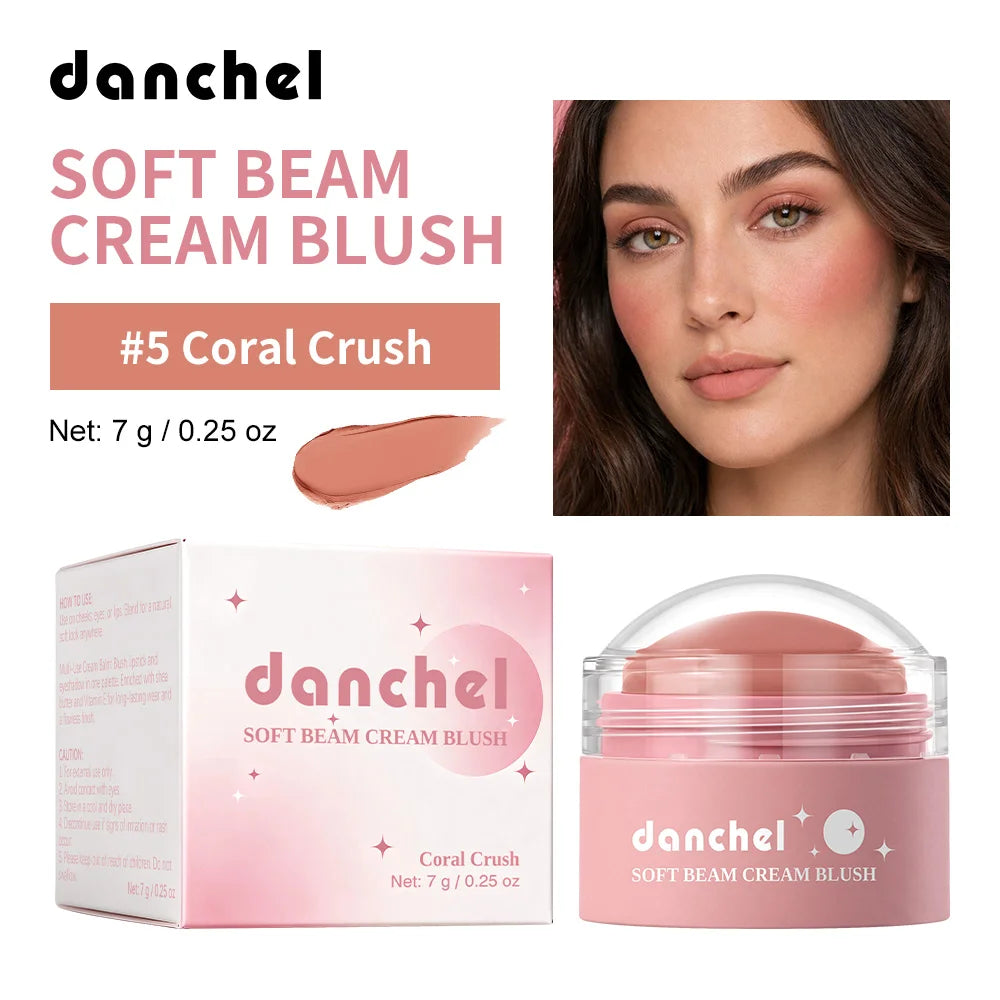 Soft Beam Blush Cream Multi Purpose Lipstick, Eye Shadow, Powder Blusher Long Lasting Makeup Smooth Creamy Texture Blusher Cream - AliExpress 66