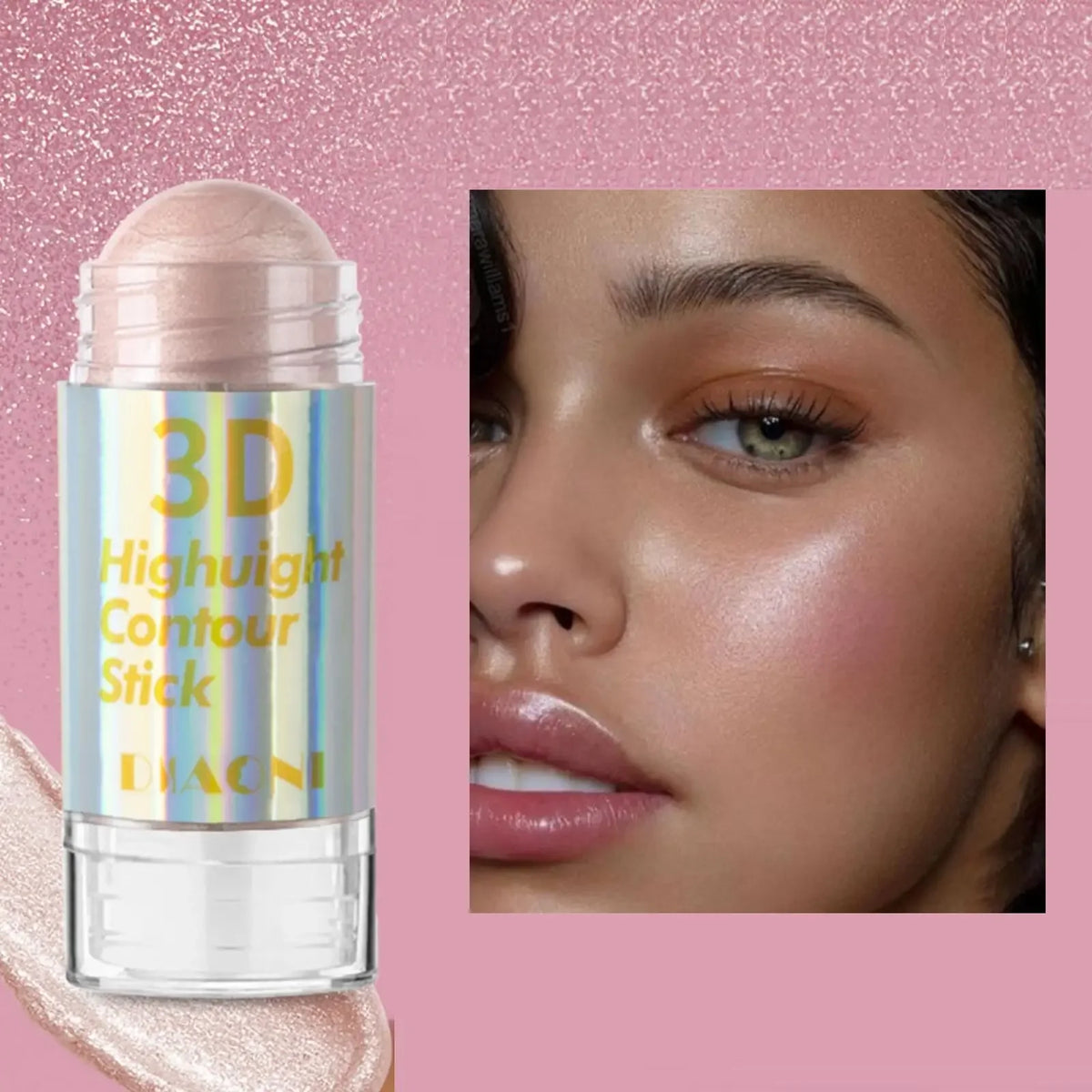 6 Colors 3D Face Brighten Highlighter Bar Cosmetic Face Contour Bronzer Shimmer Highlighter Stick Concealer Cream Makeup tool - AliExpress 66