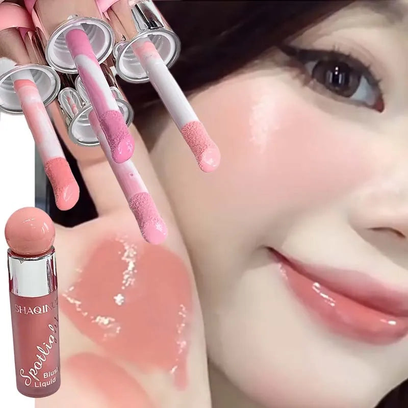 Liquid Blusher Makeup Water Light Jelly Blush Cool Warm Tone NudePink Liquid Rouge Highlighter Brighten Face Korean Style Makeup - AliExpress 66