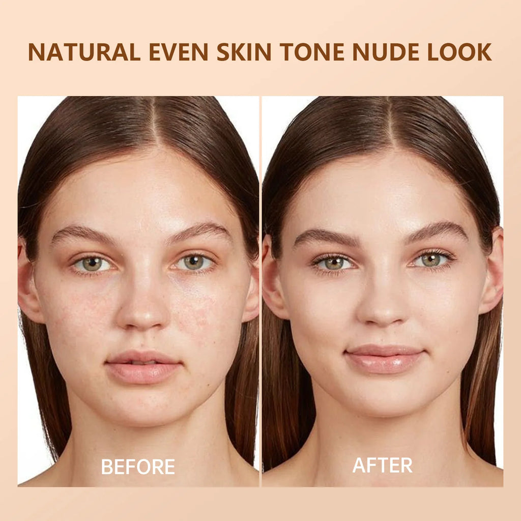 Matte Foundation Stick Full Coverage Face Base Makeup Lightweight Velvet Longlasting Cream Oil-control Hydrated Makeup Cosmetics