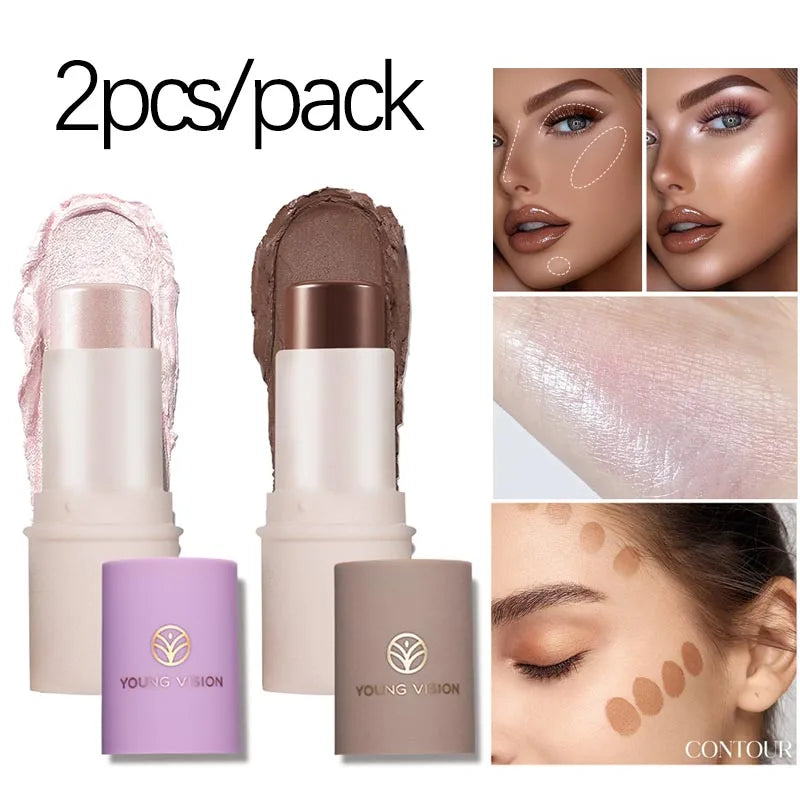 Multi-Functional Face Brightening Contour Stick Contouring & Brightening Skin-Perfecting Stick - AliExpress 66