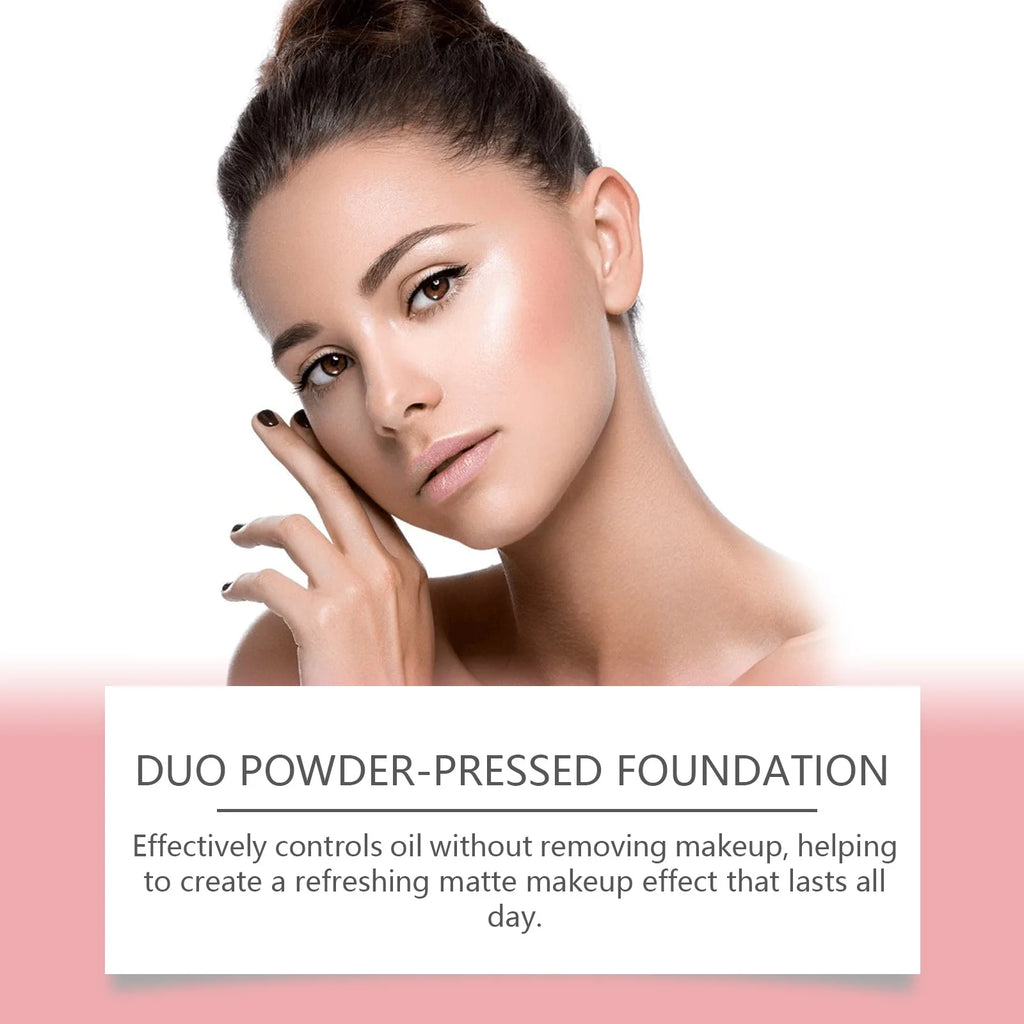 Matte Powder Foundation Natural Finish Baked Brighten Color Correct Long Lasting Oil Control Translucent Setting Powder Makeup - AliExpress 66