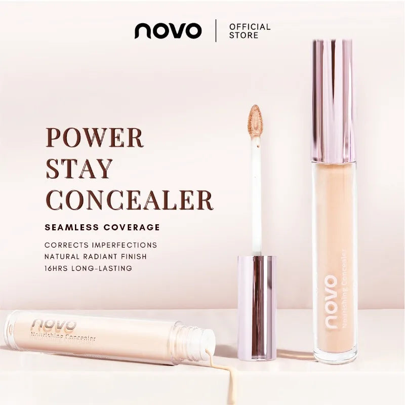 NOVO Refreshing&Nourishing Concealer Is Light and Thin in Texture, Which Partially Modifies Daily Facial Makeup