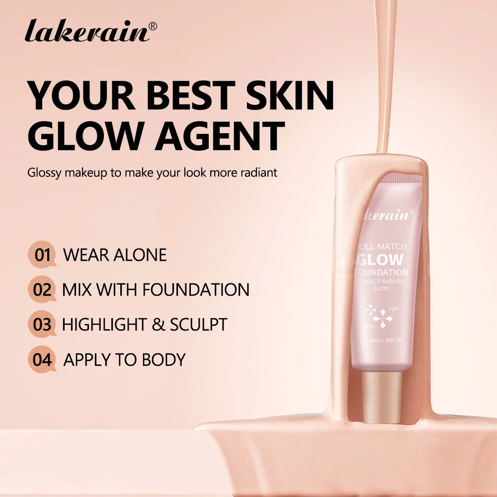 4colors Glow Foundation Liquid Natural Concealer For Long Duration Moisturizing Waterproof Contouring Highlights Makeup Products - AliExpress 66