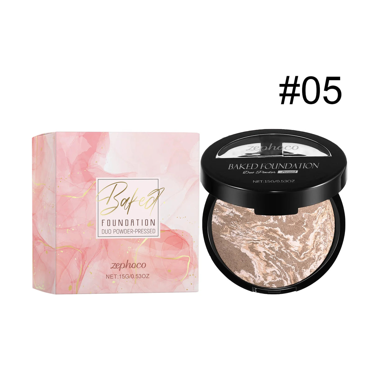 Matte Powder Foundation Natural Finish Baked Brighten Color Correct Long Lasting Oil Control Translucent Setting Powder Makeup - AliExpress 66