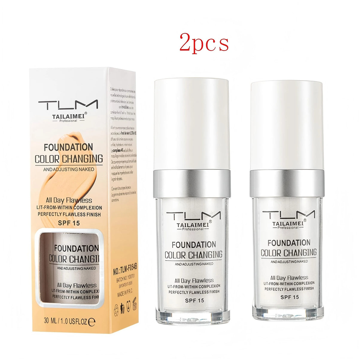 1/2PCS 30ml Tinted Moisturizer Lightweight Sheer Foundation SPF Skin Tint for Hydration Sun Protection Rejuvenating Coverage - AliExpress 66
