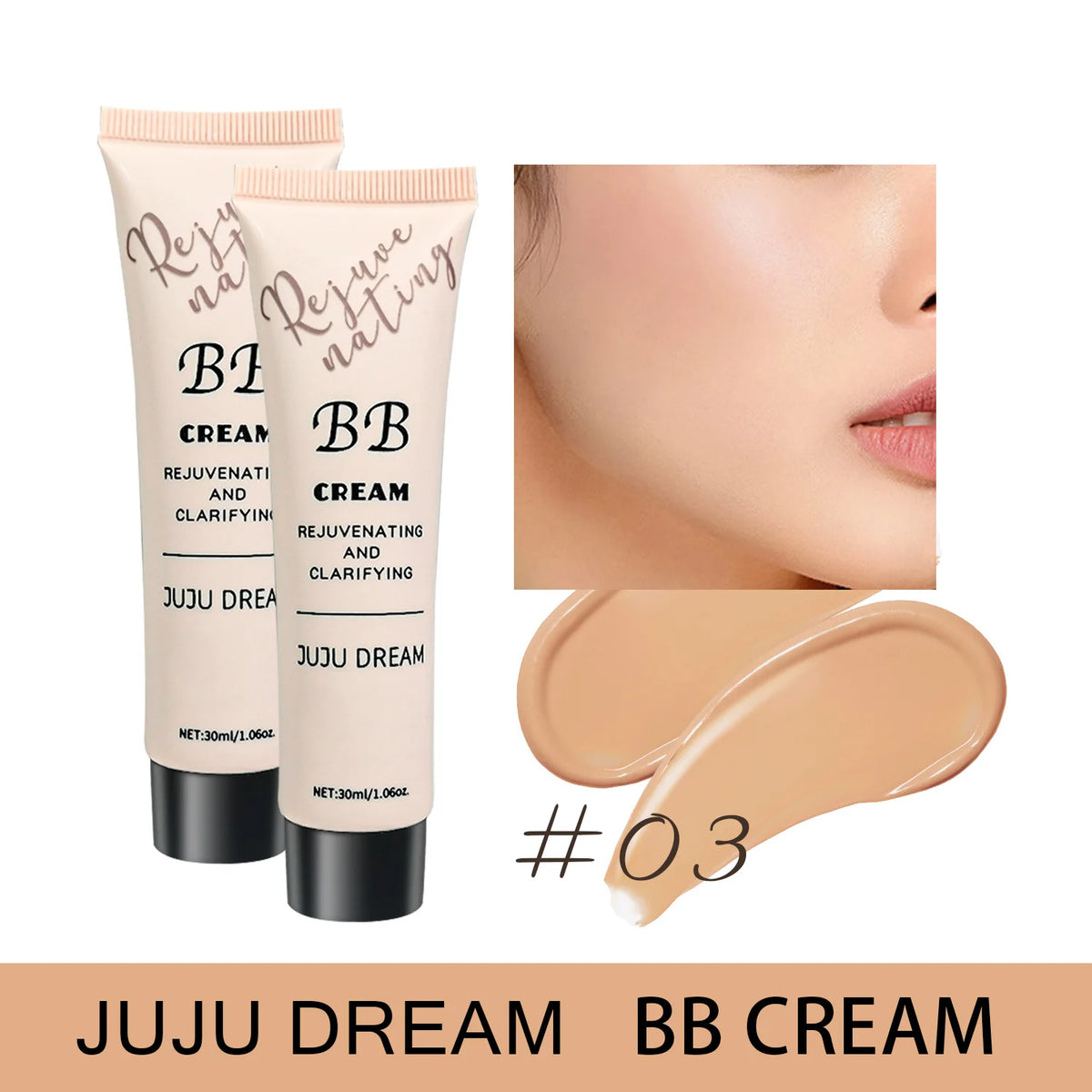 3-in-1 BB Cream -Full Coverage Concealer, Waterproof & Smooth Texture, Daily Makeup Base for Flawless Skin - AliExpress 66