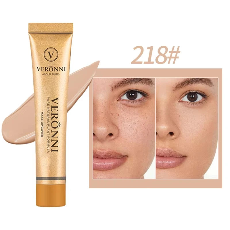 Concealer Makeup, 14 Shades Full Coverage Concealer Tube, Long Lasting Waterproof Concealer for Dark Circles, Acne Scars, Tattoo