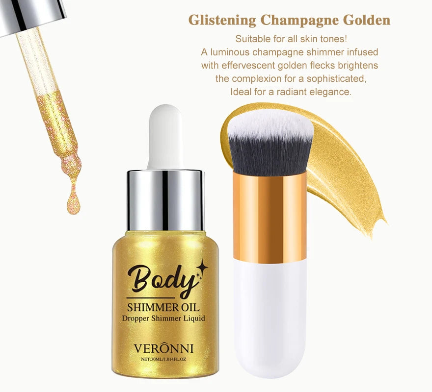 3 Colors Shimmer Liquid Highlighter Long-lasting Face Body Brightening Liquid Glitter Music Festival Party Makeup Accessories - AliExpress 66