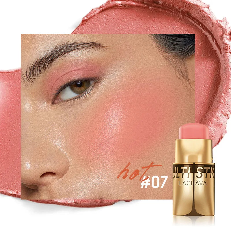 3 in 1 Waterproof Blush Stick For Lips Face Eyes Natural Brightening Makeup Multi Use Beauty Creamy Long Lasting - AliExpress 66
