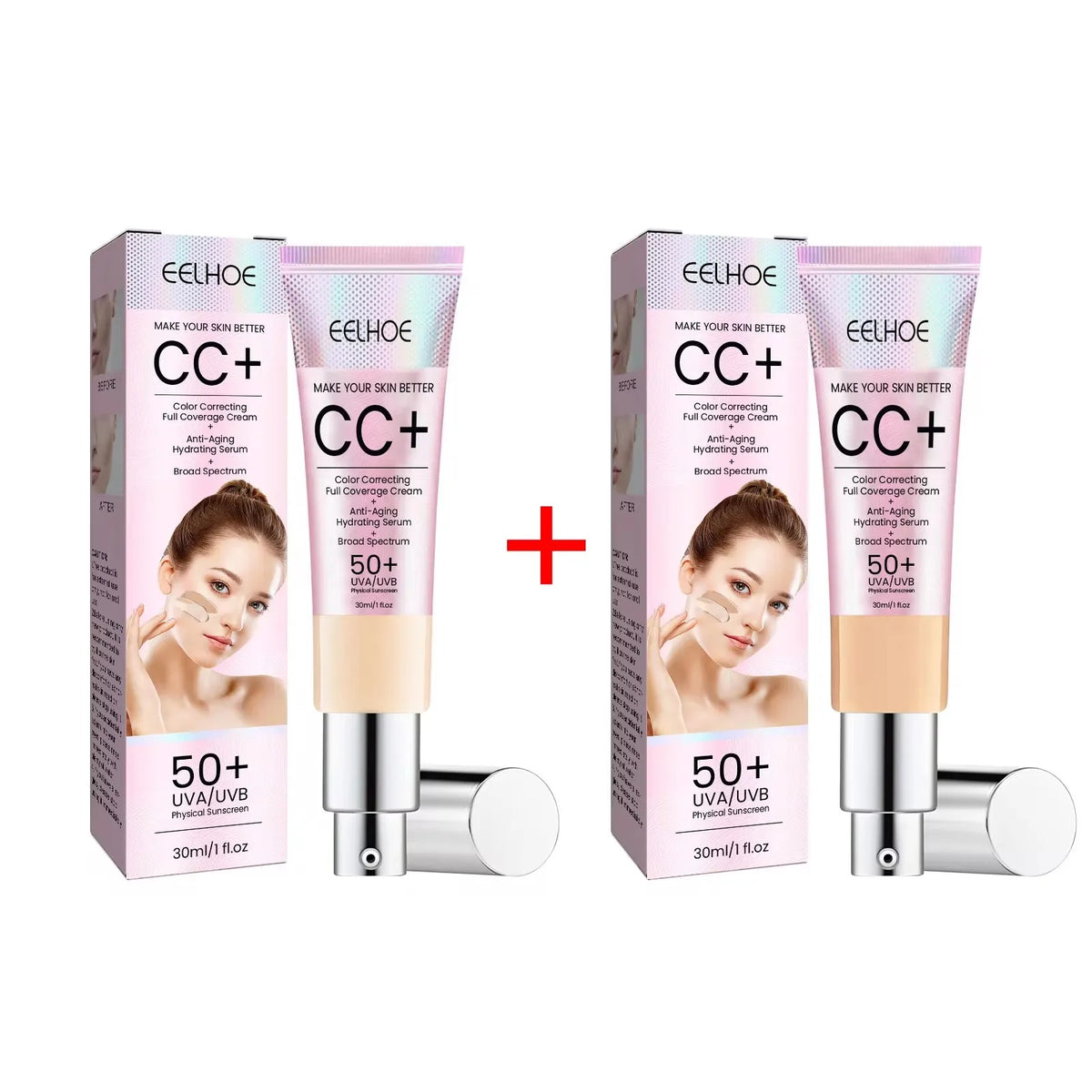 CC Foundation Cream Natural Moisturizing Waterproof Brightening Foundation Concealer Coverage Blemish Oil-control Lasting Makeup - AliExpress