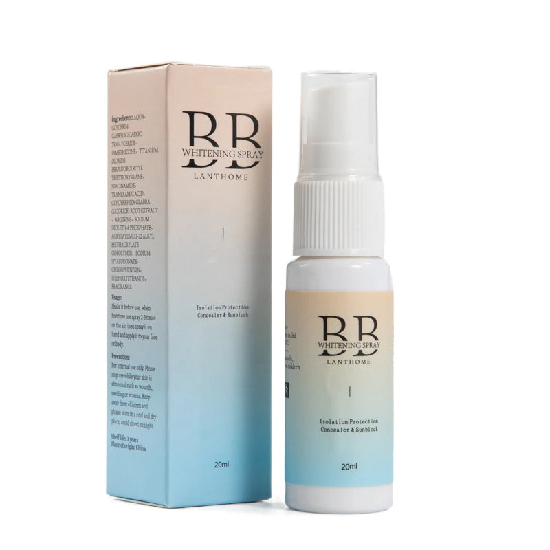 20ml/100ml BB Brightening Spray for Women Skin Immediate Brightening Moisturizing BB Cream Face Foundation Korean Skincare