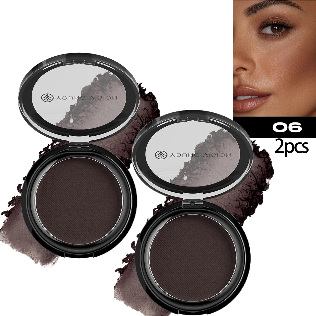 Woman makeup 6-Color Matte Bronze Powder Velvety Smooth Natural Setting Powder Makeup - AliExpress 66