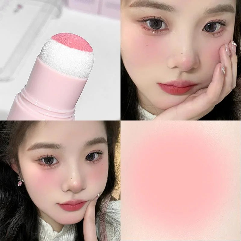 ZVEV Cloud Soft Matte Blush Stick - Vibrant and Moisturizing Korean Style Brightens Lips and Cheeks - AliExpress 66
