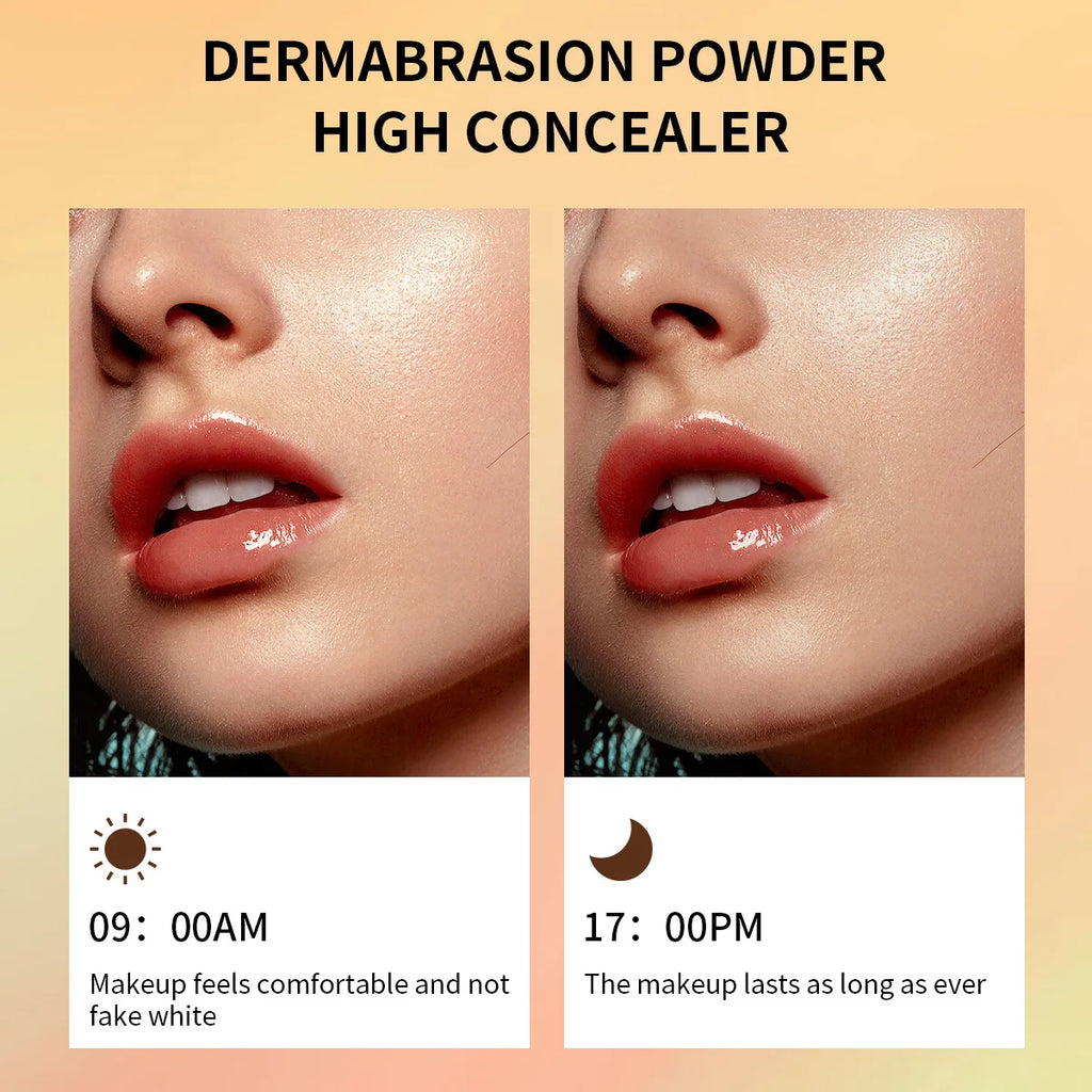 MISS ROSE 40ml Liquid Foundation Concealer Cream Moisturizing Brightening Skin Tone Lightweight Hydrating Daily Face Makeup Base