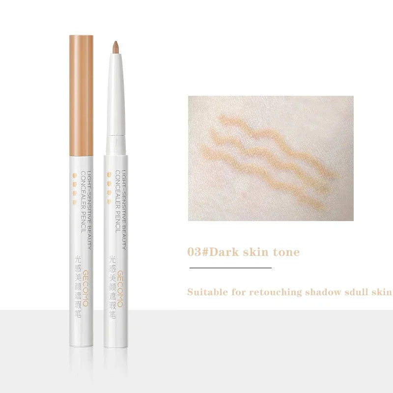 Lying Silkworm Full Cover Concealer Cover Stick Pencil Conceal Spot Blemish Foundation Waterproof Eyebrow Lip Contouring Makeup