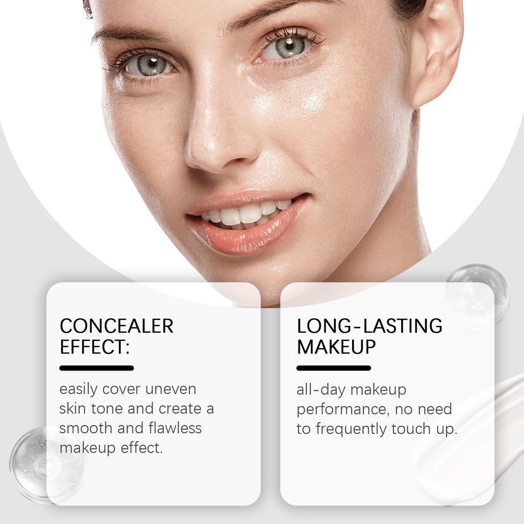 Color Changing Foundation Hyaluronic Acid Waterproof Oil Control High Coverage Makeup Base Magic Covering Foundation Liquid 30ml - AliExpress 66