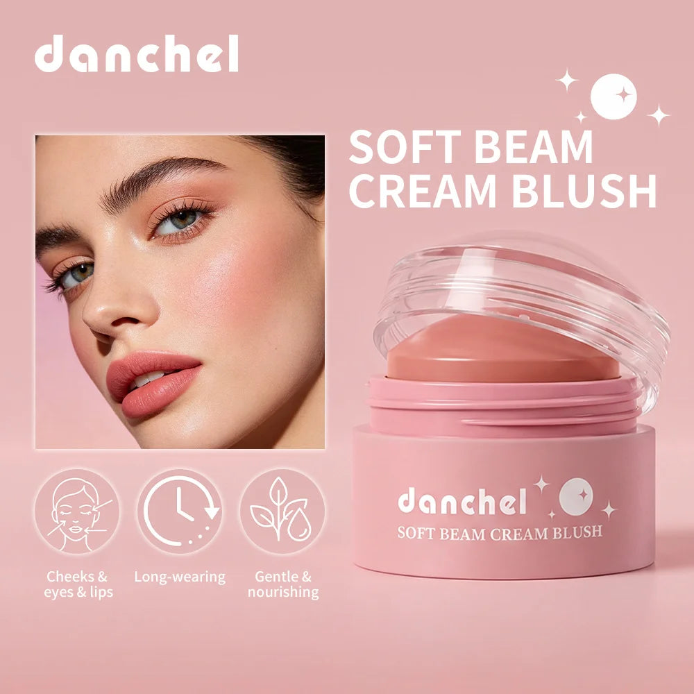 Soft Beam Blush Cream Multi Purpose Lipstick, Eye Shadow, Powder Blusher Long Lasting Makeup Smooth Creamy Texture Blusher Cream - AliExpress 66