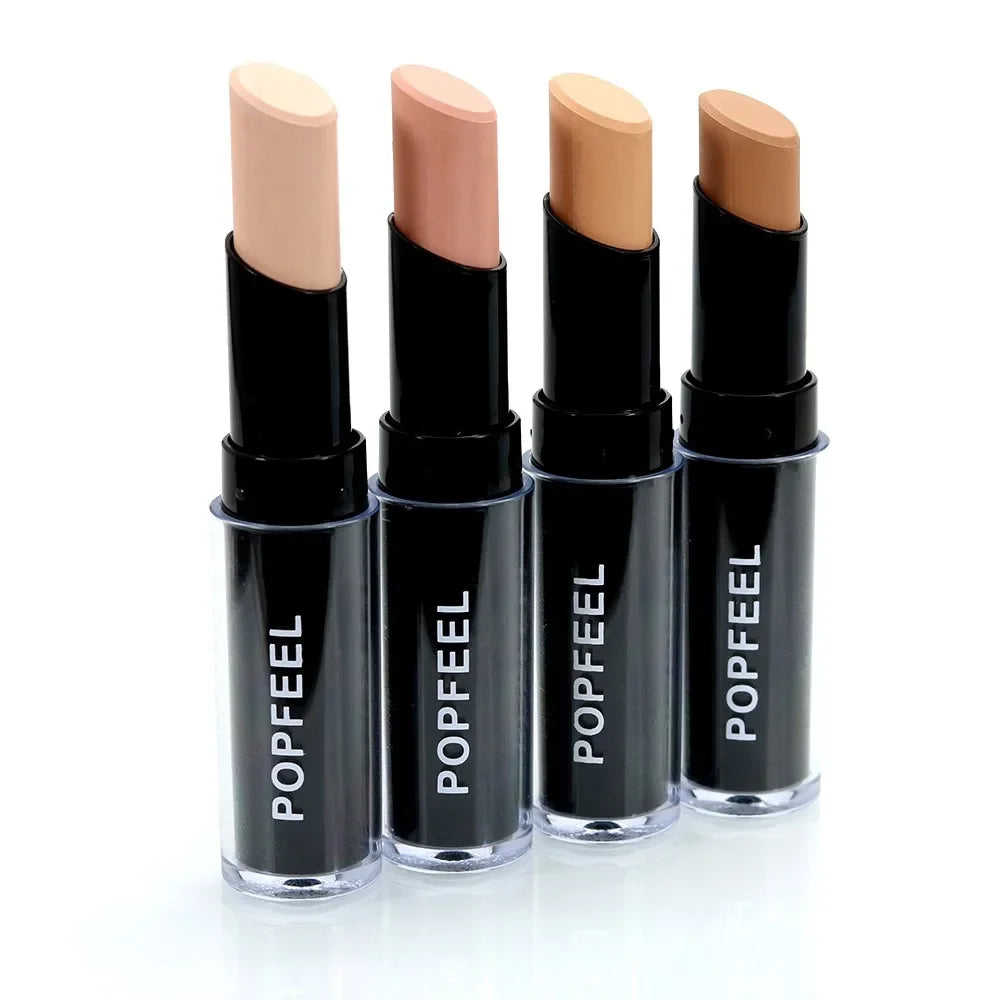 POPFEEL 3D Shimmer Contour Highlighter Cream Concealer Stick Multi-purpose Face Brightening Shading Makeup Cosmetic