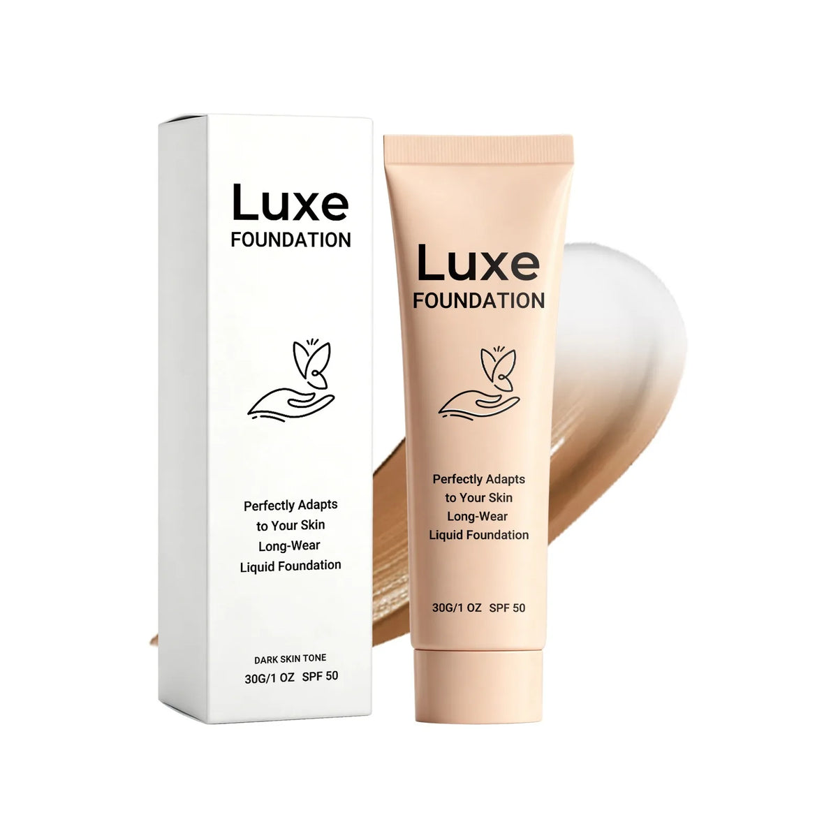 Skin Temperature Adaptive Long Wear Liquid Foundation Light Thin Fit Natural Skin Tone Matching Daily Facial Base Cosmetic 30g