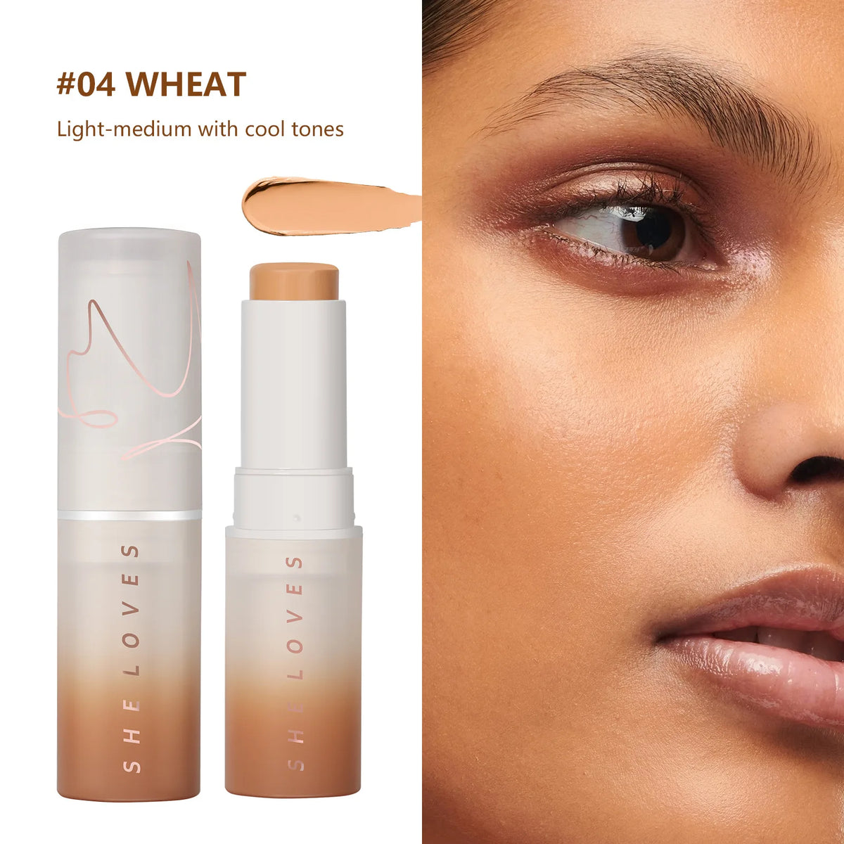 Matte Foundation Stick Full Coverage Face Base Makeup Lightweight Velvet Longlasting Cream Oil-control Hydrated Makeup Cosmetics