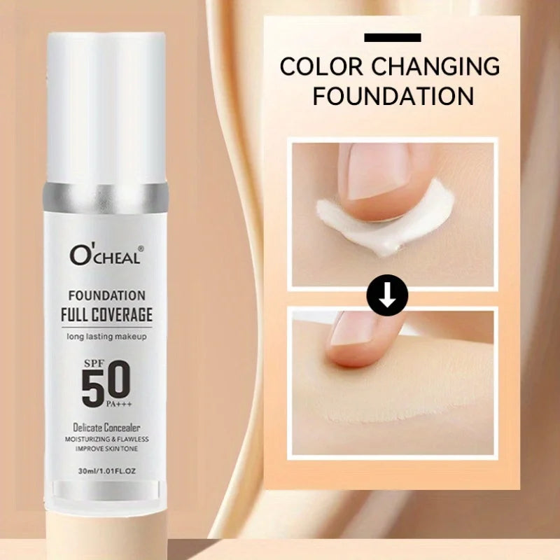 Magic Temperature Changing Liquid Foundation, Natural Foundation, Light Makeup. Long Lasting, Hard to Take Off Makeup - AliExpress 66