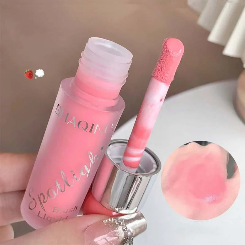 Liquid Blusher Makeup Water Light Jelly Blush Cool Warm Tone NudePink Liquid Rouge Highlighter Brighten Face Korean Style Makeup - AliExpress 66