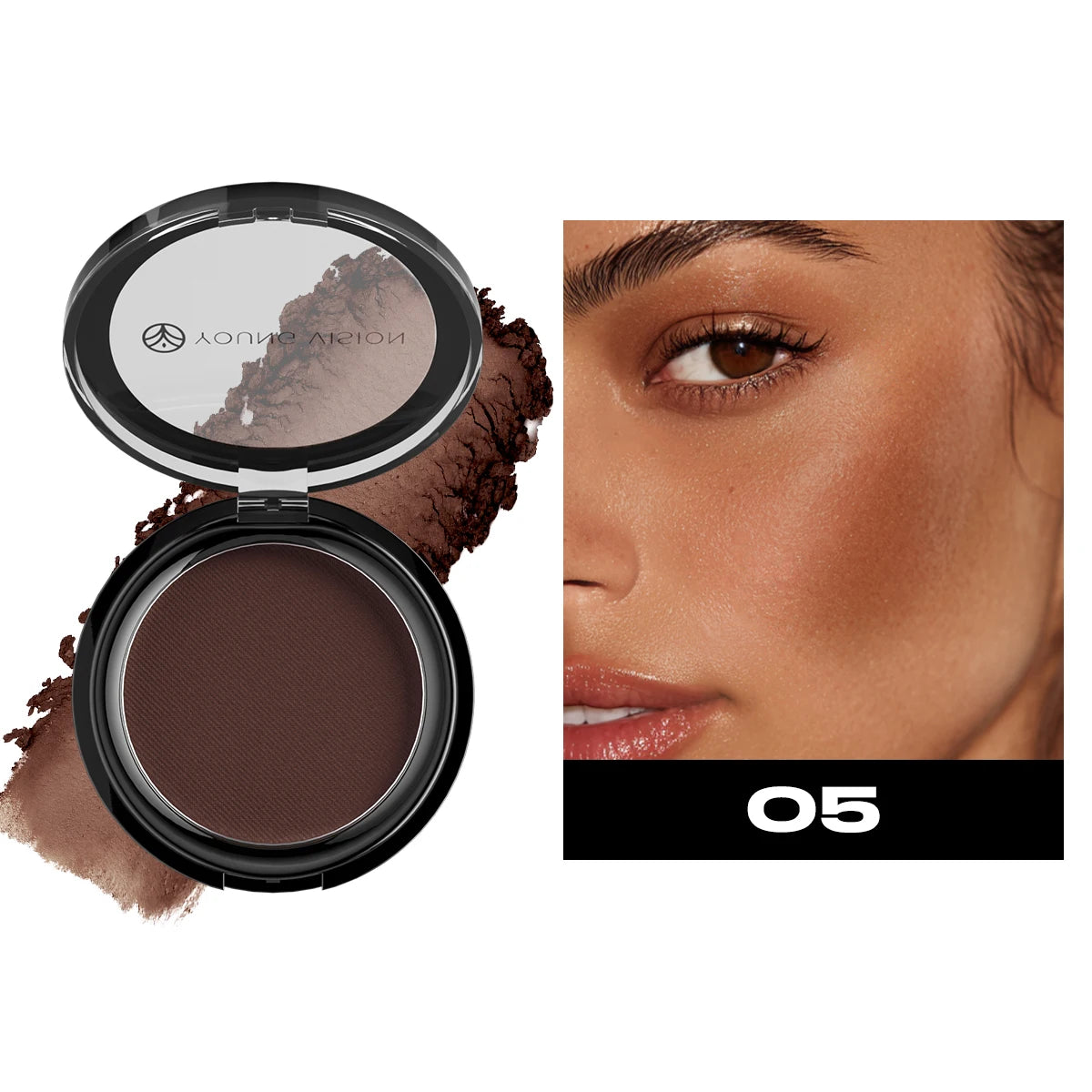 Woman makeup 6-Color Matte Bronze Powder Velvety Smooth Natural Setting Powder Makeup - AliExpress 66