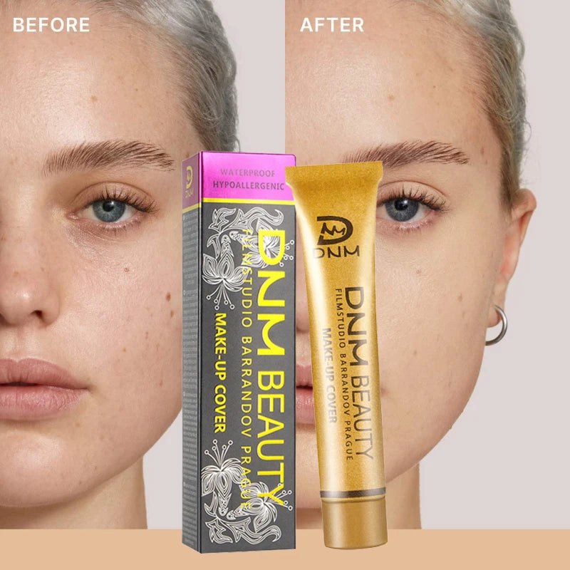 Gold Tube Full Coverage Concealer,Face High Coverage Foundation Cream For Dark Circles Tattoos Freckles Redness,Even Skin Tone - AliExpress 66