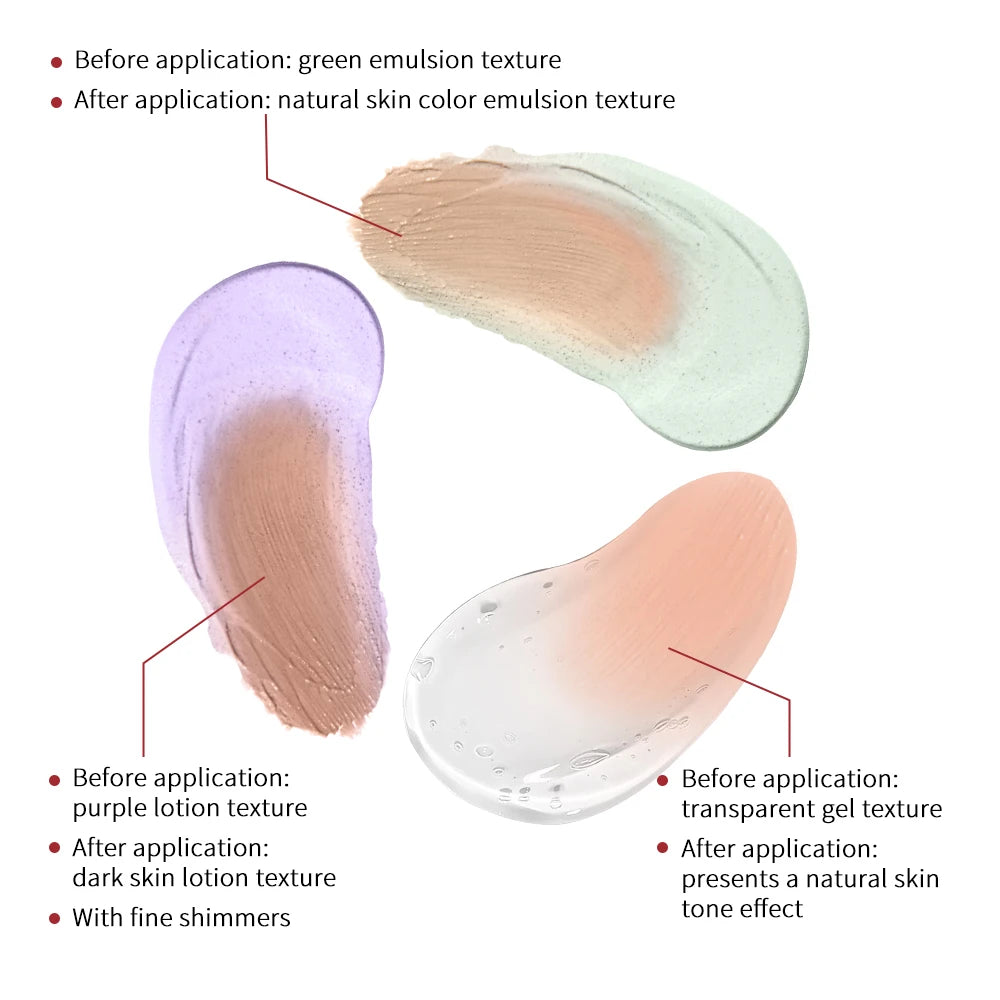 3Colors CC Cream Liquid-Based Full Coverage Cream Waterproof Long-Lasting Correct Redness Foundation erborian Korean Cosmetics - AliExpress 66