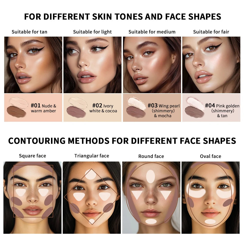 Dual Ended Contour Stick Foundation Concealer Long Lasting Dark Circle Correcting Contour Concealer Makeup Highlighter Cosmetics - AliExpress 66