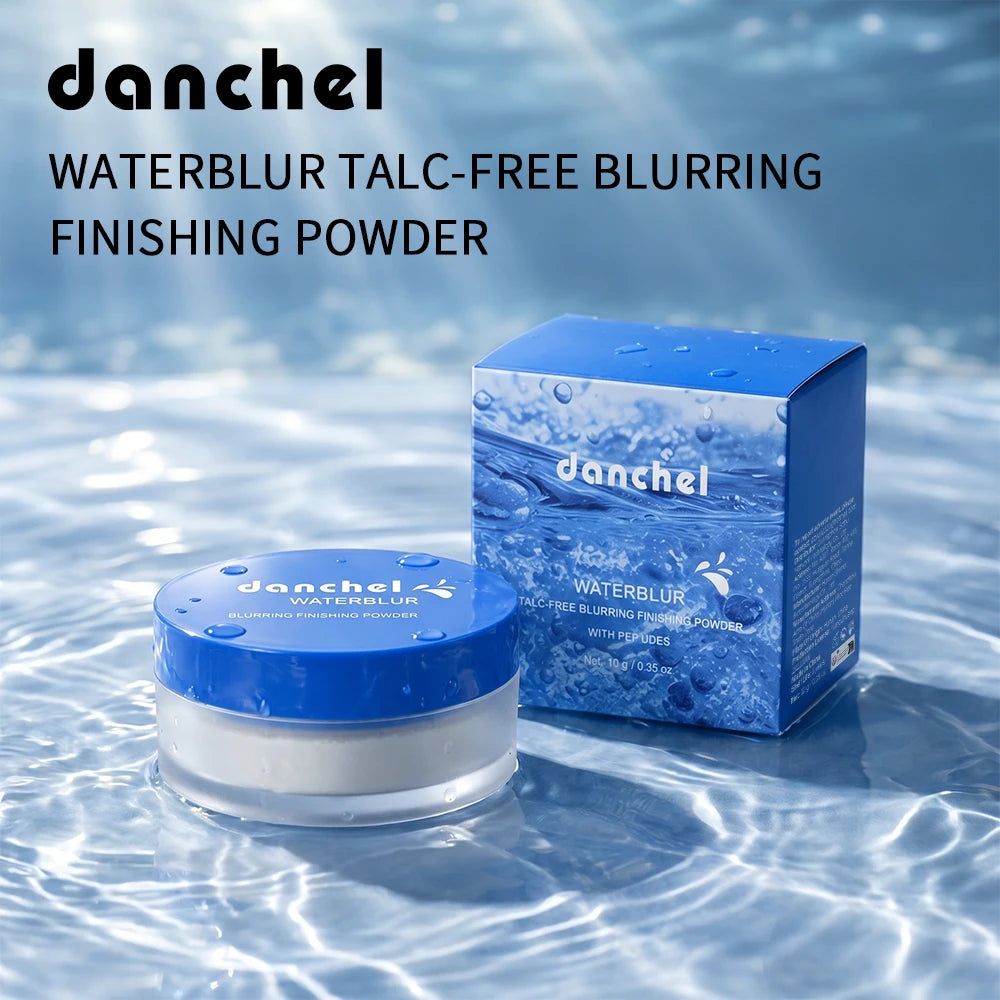 Water Blur Talc-Free Blurring Finishing Powder Long Moisturizing Smooth Refined Even Skin Soft Focus Hides Pores Setting Powder