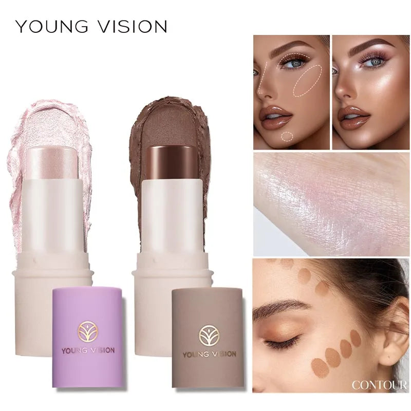 Multi-Functional Face Brightening Contour Stick Contouring & Brightening Skin-Perfecting Stick - AliExpress 66
