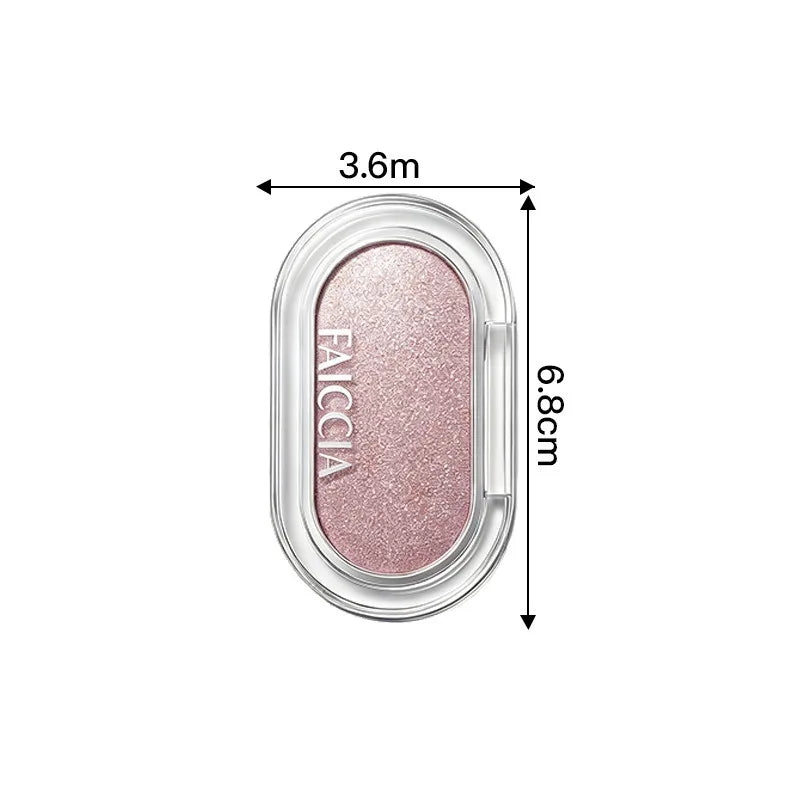 1pc Diamond Highlighter Powder Palette Clear Brighten Face Contour Powder Pink Glitter Eye Makeup High Gloss Eyeshadow Cosmetics