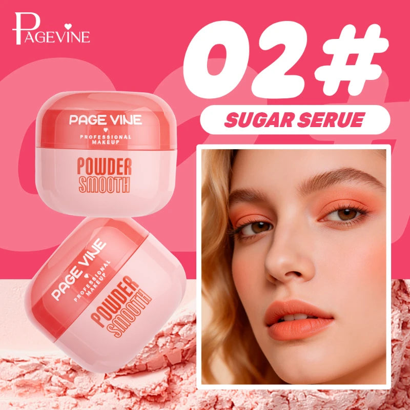 Page Vine Matte Setting Powder Natural And Long-lasting Oil Control Soft Matte Texture 6 Shades Blusher Face Makeup - AliExpress 66
