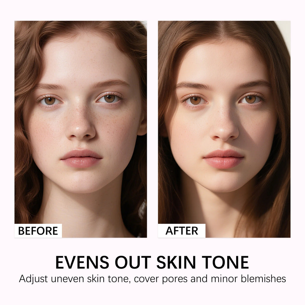 Full Coverage Matte Foundation Balm 20g with Puff, Moisturizing Concealer for Flawless Finish, Suitable for All Skin Types - AliExpress 66