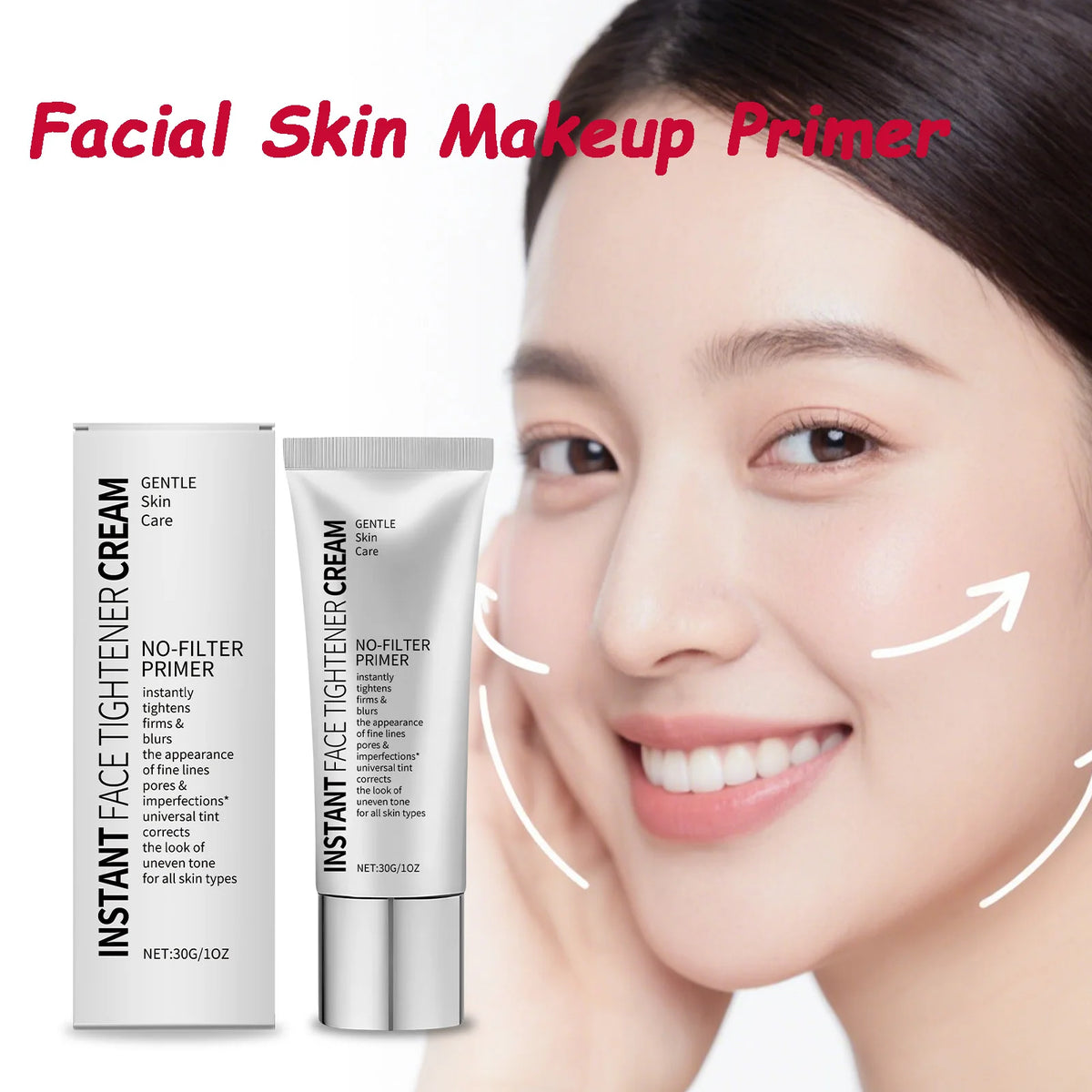 Face Tighten Cream Face Primer Moisturizer Pre-Makeup Isolation Hydrating Base Smoothing Fine Lines Firming Brightening Face Ski - AliExpress 66