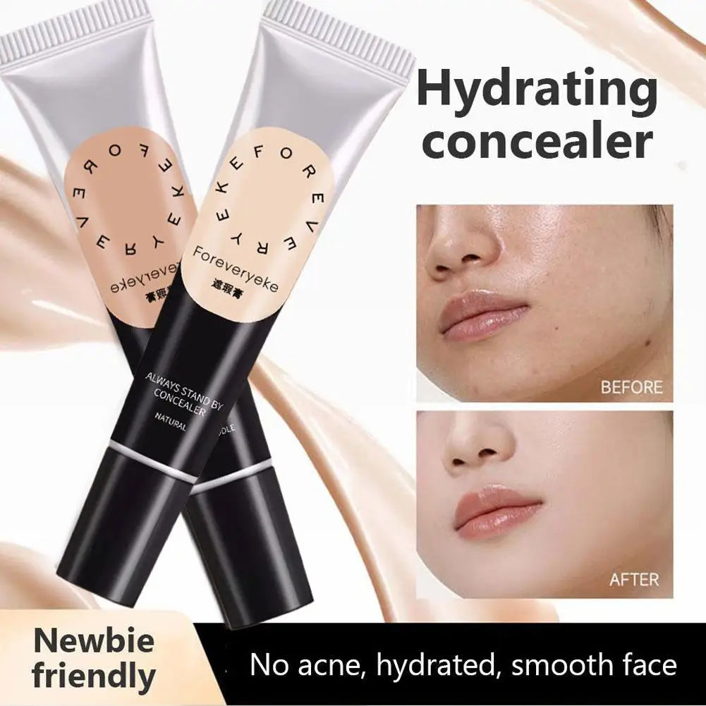 Full Coverage Concealer Cream Liquid Foundation for Dark Eye Circles Acne Pimple Marks Waterproof Longlasting Face Makeup - AliExpress 66