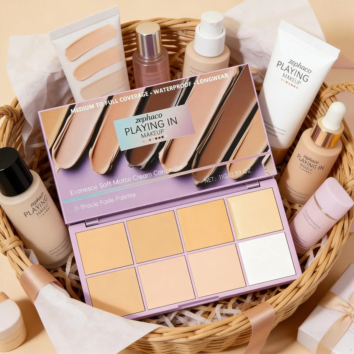 Zephoco High Coverage Concealer Palette - Long Lasting Waterproof Matte Makeup for Dark Circle Corrector Improve Skin Redness - AliExpress 66
