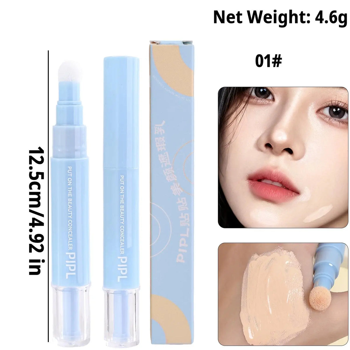 Soft Plush Head Concealer Pen Sticks Conceal Spot Blemish Cream Even Skin Tone Brightening Oil Control Face Contouring Makeup - AliExpress 66