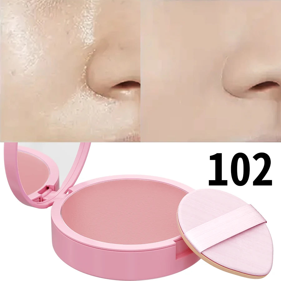 9 Colors Matte Face Finishing Powder Oil-Controlling Contouring Powder Natural Cream Korean Makeup Gifts with Mirror Cosmetics - AliExpress 66