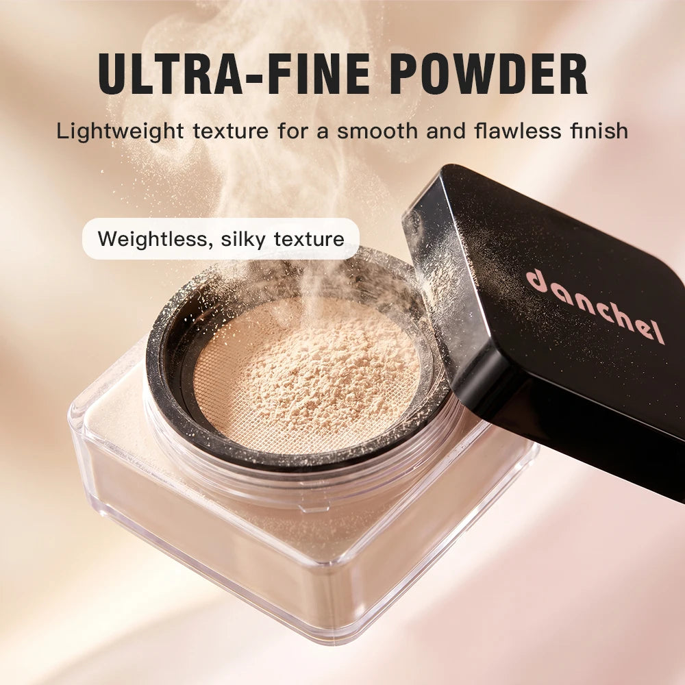 8 Shades Loose Baking Setting Powder Matte Oil Control Waterproof Sweat Resistant Longwear Brightening Face Cosmetic Blur Pores