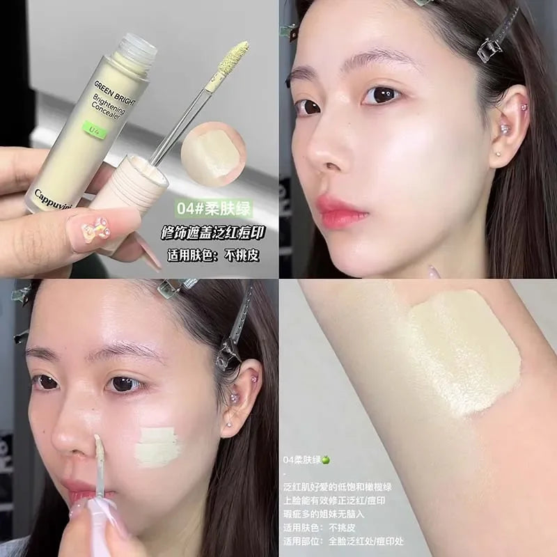 Brightening Highgloss Liquid Foundation Concealer Stick Lasting Moisturizing Face Contour Full Coverage Modify Skin Tone Makeup - AliExpress 66