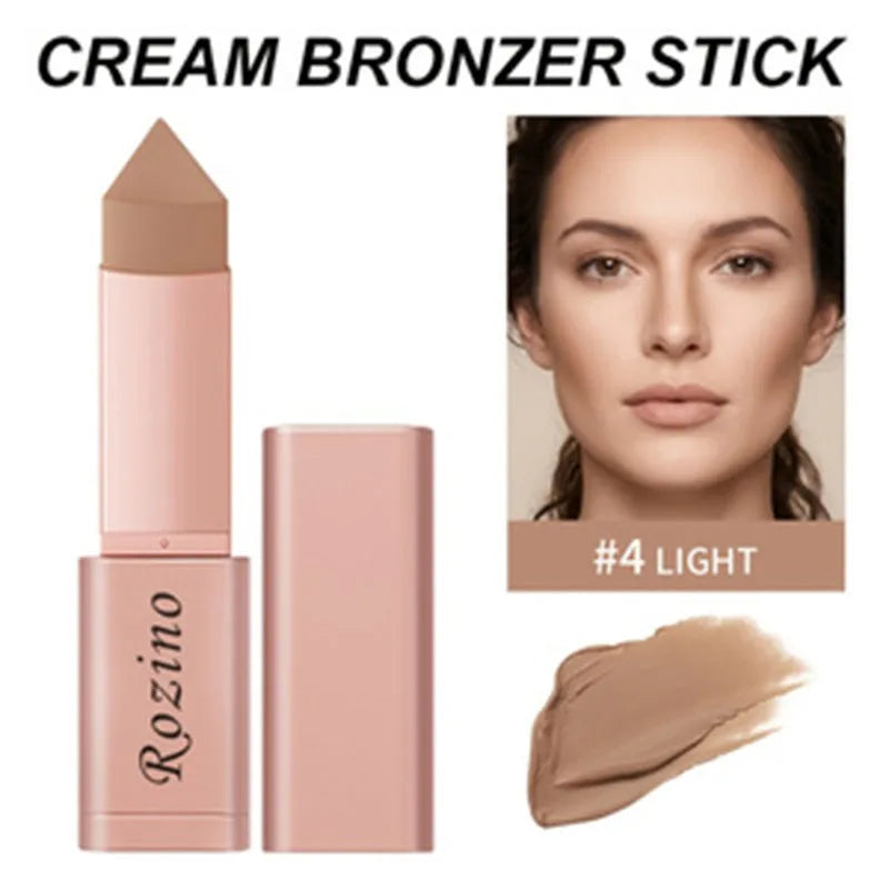Three-in-One Foundation Stick, Concealer Stick and Blush Stick, Long-Lasting and Natural Easy and Convenient for Applying Makeup