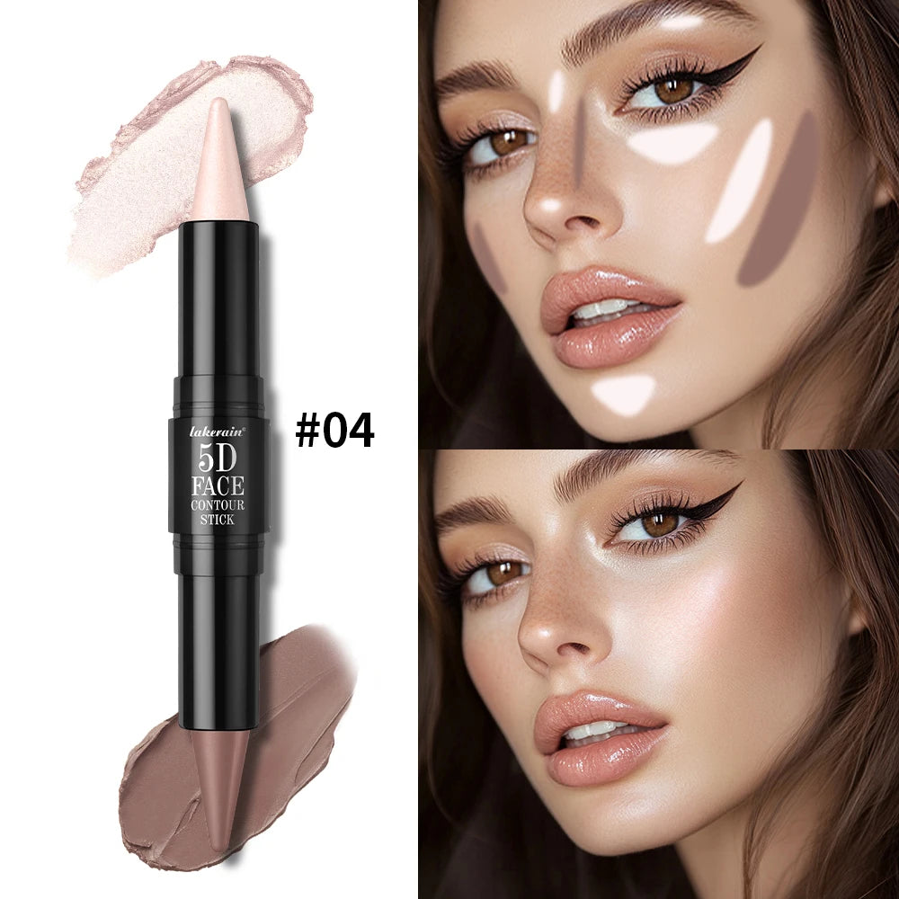 Dual Ended Contour Stick Foundation Concealer Long Lasting Dark Circle Correcting Contour Concealer Makeup Highlighter Cosmetics - AliExpress 66