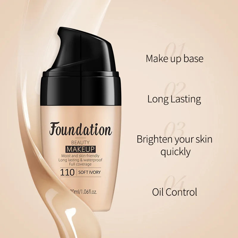 LAIKOU 30ml Waterproof Foundation Matte Concealer